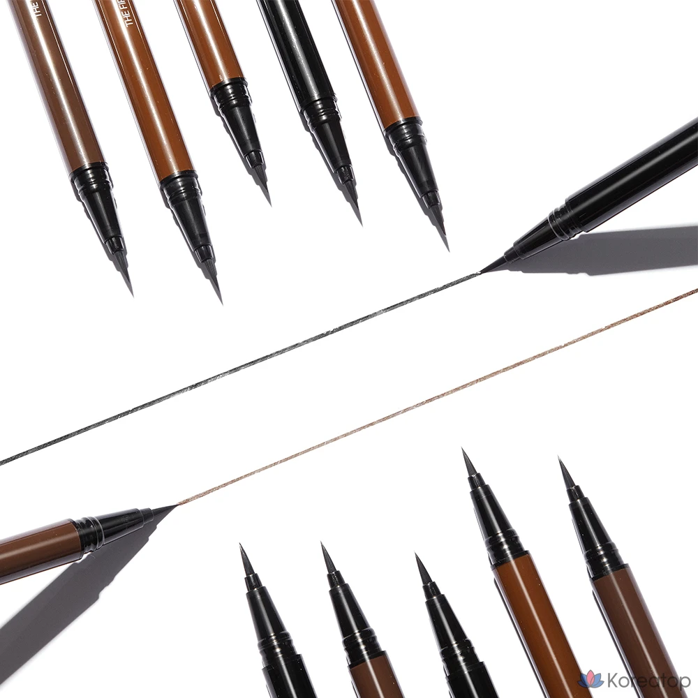 Подводка для глаз MERZY the First Pen Eyeliner 0.5g, оттенок Coffee Burn, 1 шт., фото 6