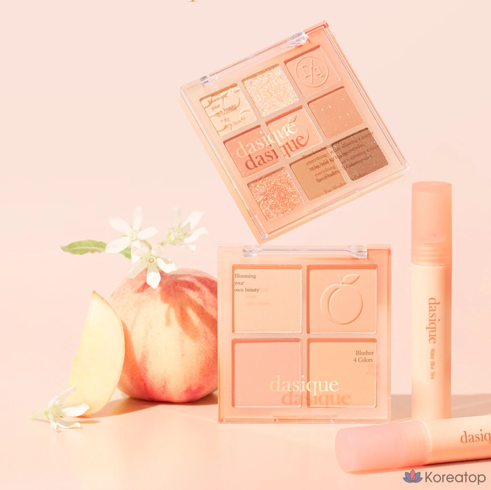 Румяна Dasique Blending Mood Cheek, 11,2 г, оттенок 03 Peach Blending, 1 шт., фото 8