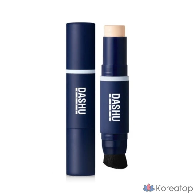 Тональный крем-стик DASHU для мужчин Multi-Cover SPF50+ PA++++ 12 г, 1 шт., 01 СВЕТЛО-КОРИЧНЕВЫЙ