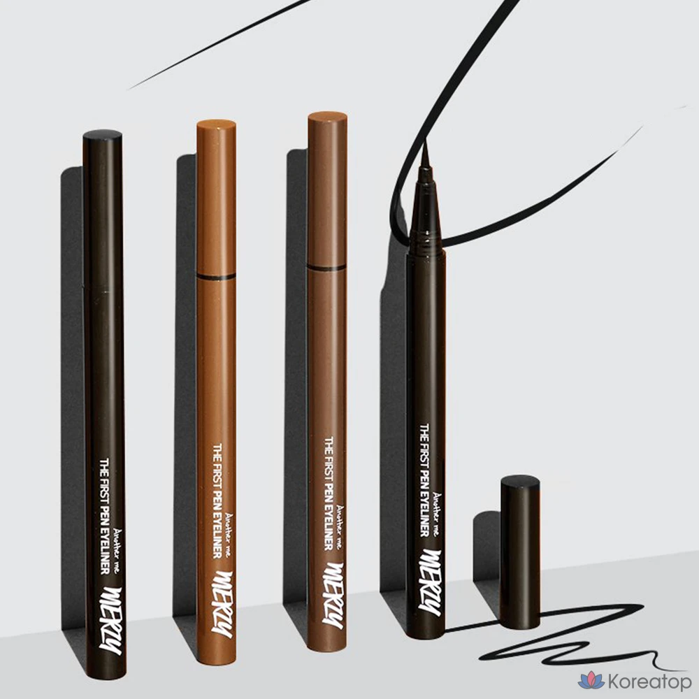 Подводка для глаз MERZY the First Pen Eyeliner 0.5g, оттенок Coffee Burn, 1 шт., фото 7