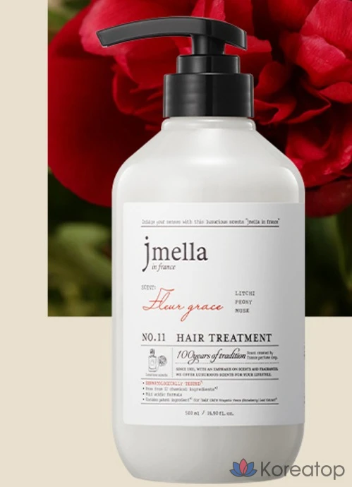 Средство для ухода за волосами Jmella Fleur Grace, личи и пион, 500 мл, 1 шт.