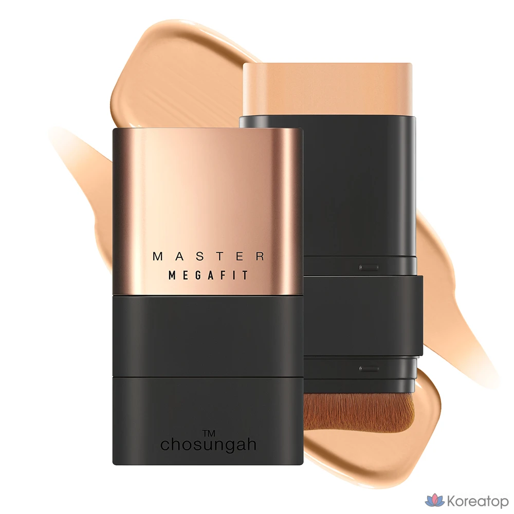 Тональный крем-стик CHOSUNGAH™ Mega Fit Master Stick Foundation SPF50+ PA++++ 16 г, 1 шт., оттенок Tan Beige