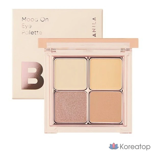 Палетка теней для век Banilaco Vivi Vanilla Mood On Eye Palette, 7 г, 03 МЯГКИЙ БЕЖЕВЫЙ, 1 шт.