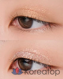 Палетка теней для век ROM&ND Better Than Palette, оттенок 00 Light & Glitter Garden, 1 шт., фото 5