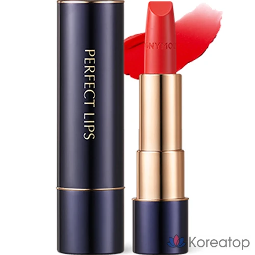 Помада Tony Moly Perfect Lips Rouge Intense, 3,5 г, 1 шт., цвет 08 Ruby Red