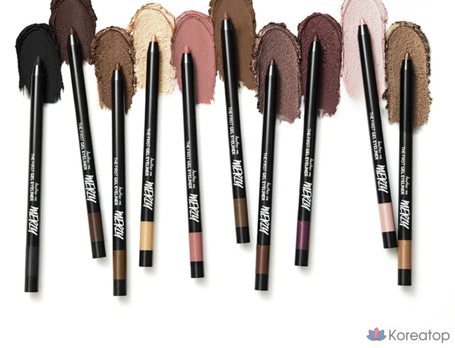 Гелевая подводка для глаз MERZY the First, 0,5 г, оттенок G2 Dutch Brown, 1 шт., фото 6