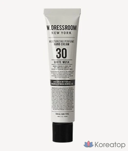 Парфюмерный крем для рук W.Dressroom, аромат «Белый мускус», 30, 50 мл, 1 шт.