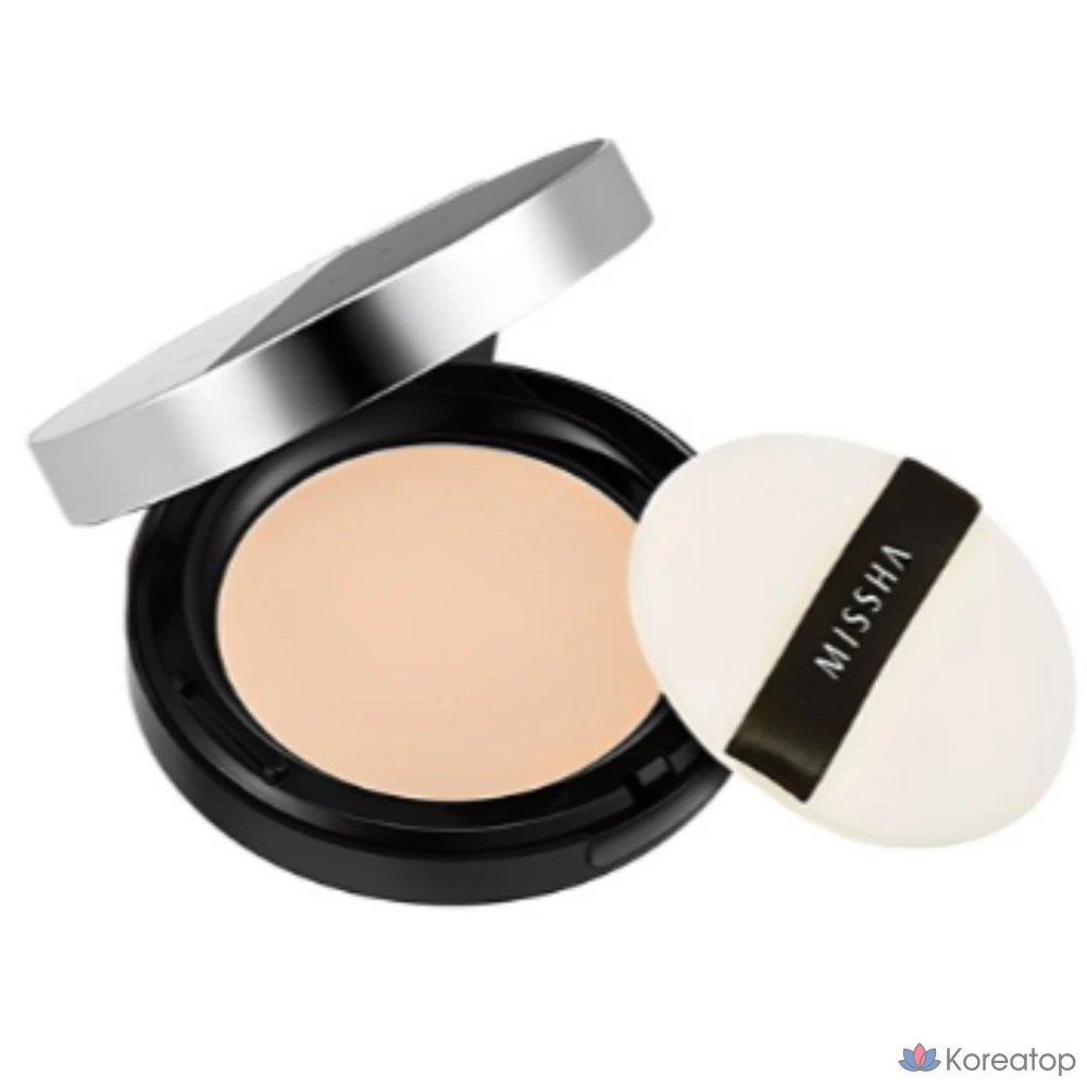 Пудра Missha Pro Touch Powder Pact 10 г, № 21 (светло-бежевый), 1 шт.