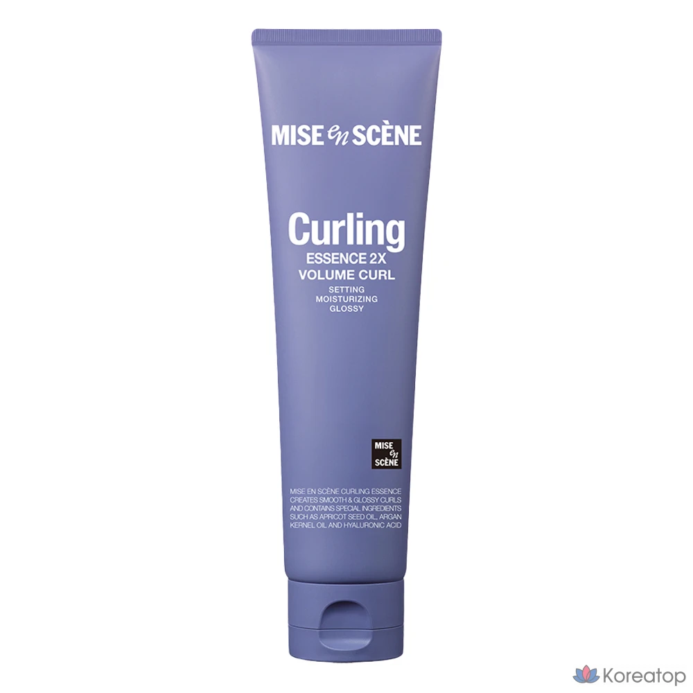 Крем для укладки кудрявых волос Mise en Scene Curling Essence 2X Volume Curl Cream, 150 мл, 1 шт.