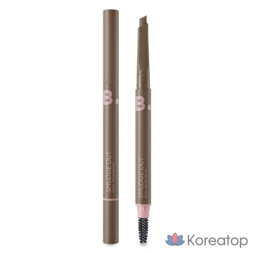 Карандаш для бровей Vanillaco Smudge Out Detail Brow Pencil, 0,3 г, 1 шт., цвет 02 пепельно-серый