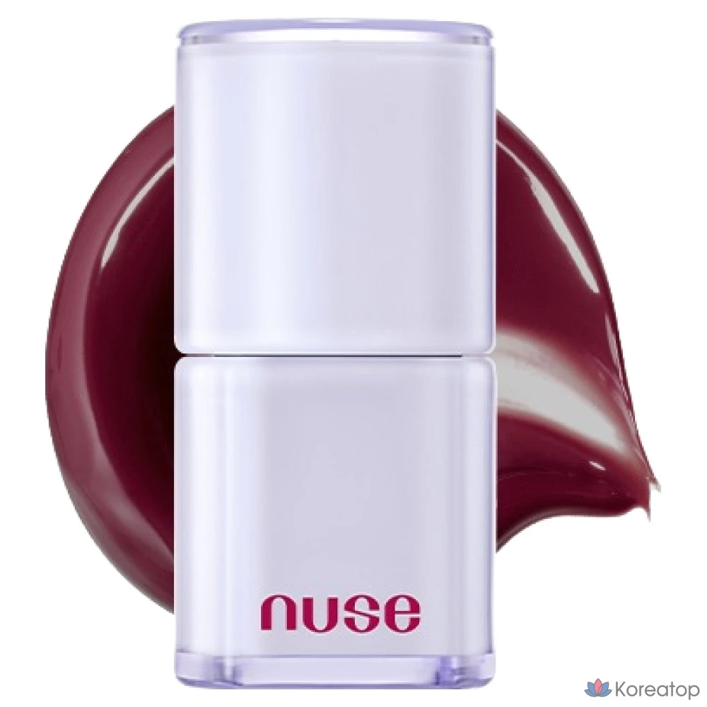 Тинт для губ Nuse Care, вишневый, с высвобождением CO2, 4,5 г, 1 шт.