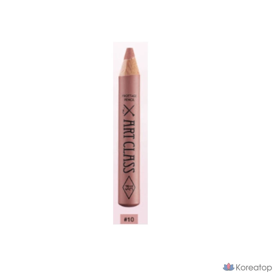 Карандаш для макияжа Too Cool For School Art Class Frottage Pencil Aegyo-sal Shadow 1.1g Карандаш для румян Frottage Pencil Тип карандаша: Высокая пигментация, гладкое нанесение, Classy Whig No. 10, 1 шт.