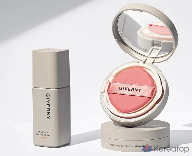 Тональный крем Giverny Close-Fit Matte Foundation, 30 мл, 1 шт., оттенок 21NW Light Beige