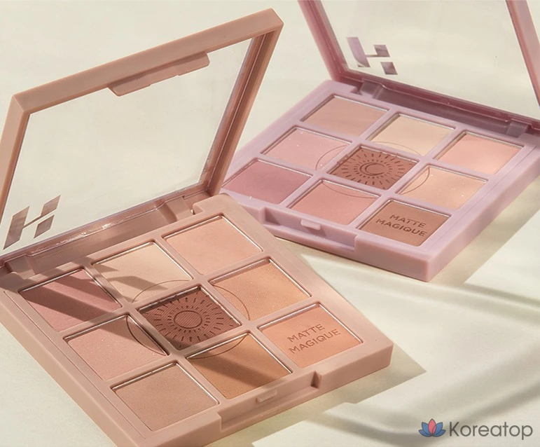 Палетка теней для век Holika Holika Matte Magic Collection My Favorite Mood Eye Palette, 8 г, Mooney, 1 шт., фото 7