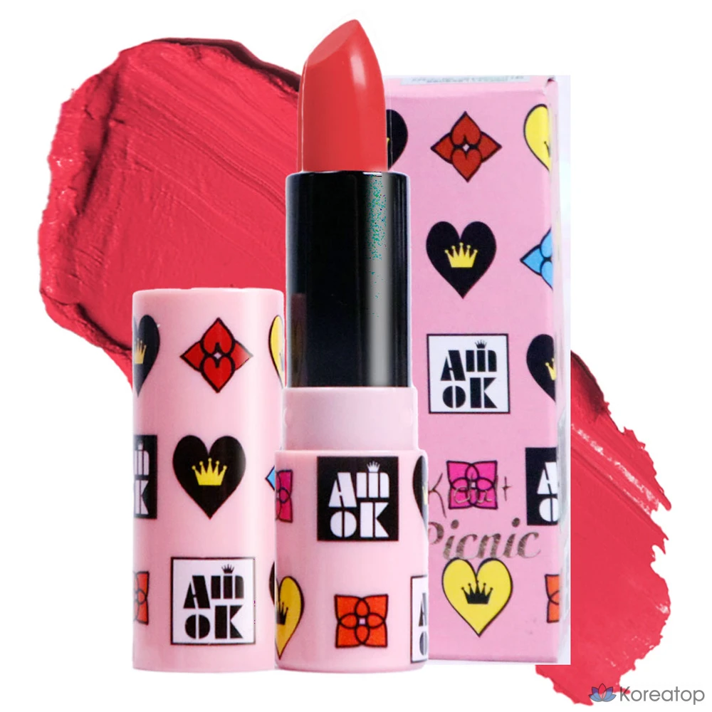 Помада YNM Kitult Picnic, S414 Look &amp; Me, 4 г, 1 шт.