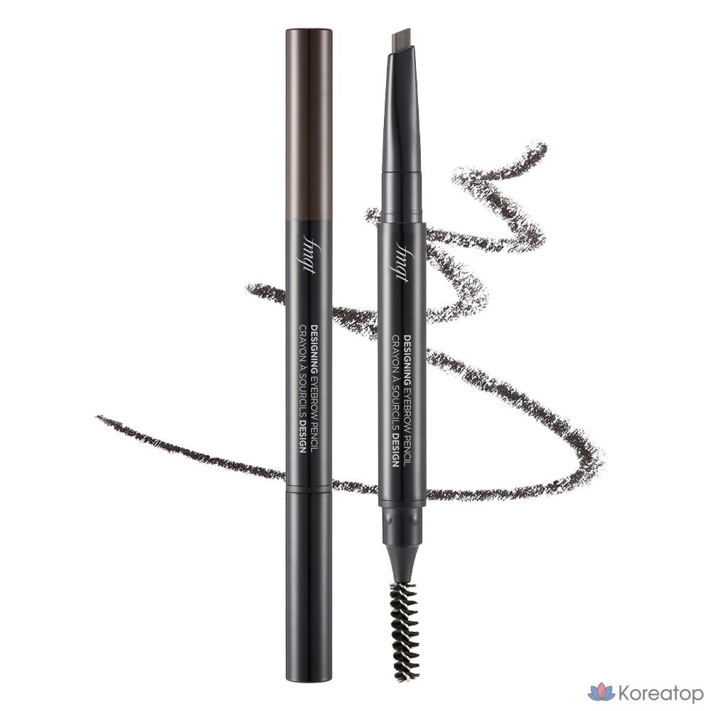 Автоматический карандаш для бровей FMGT designing 0,3 г, 04, черный/коричневый, 1 шт.