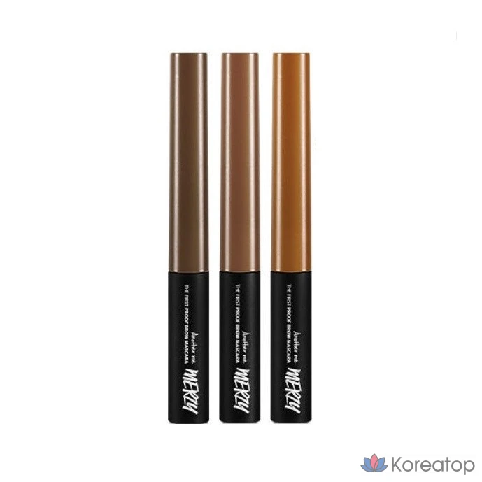 Тушь для бровей MERZY the First Proof 3,5 г, оттенок 03 CARAMEL, 1 шт.
