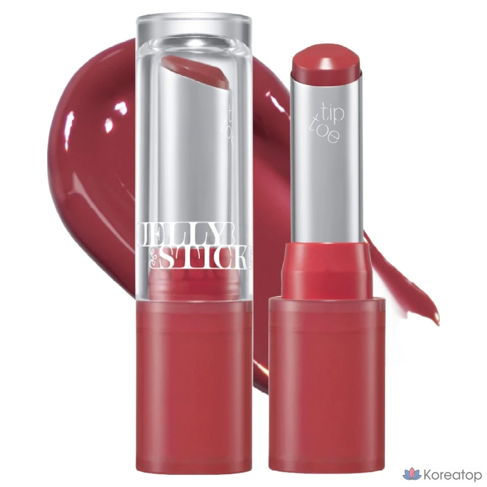 Желейная помада Tip Toe, 1 шт., оттенок 004 «Сливовый сироп».