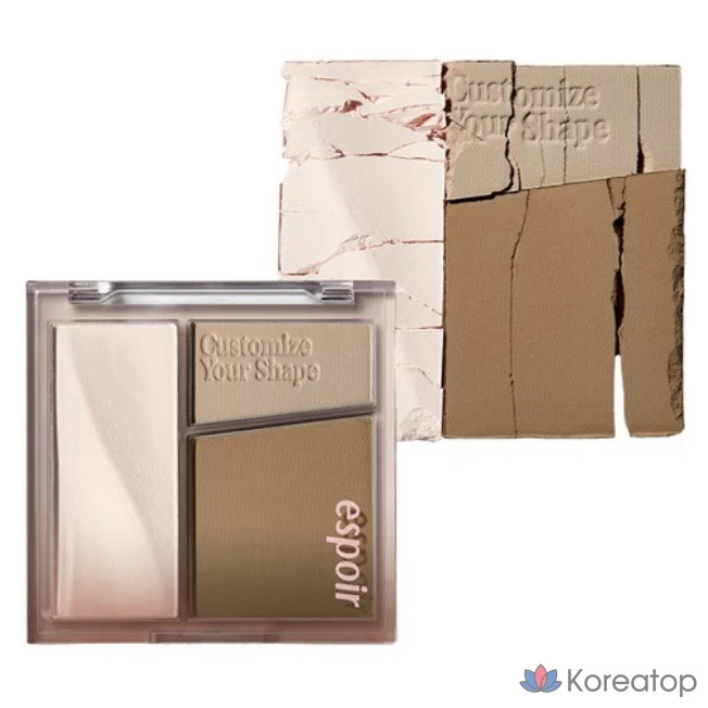 Палетка для контурирования Espoir Tone Pairing Contour Palette 10 г, 01 НЕЙТРАЛЬНЫЙ, 1 шт.