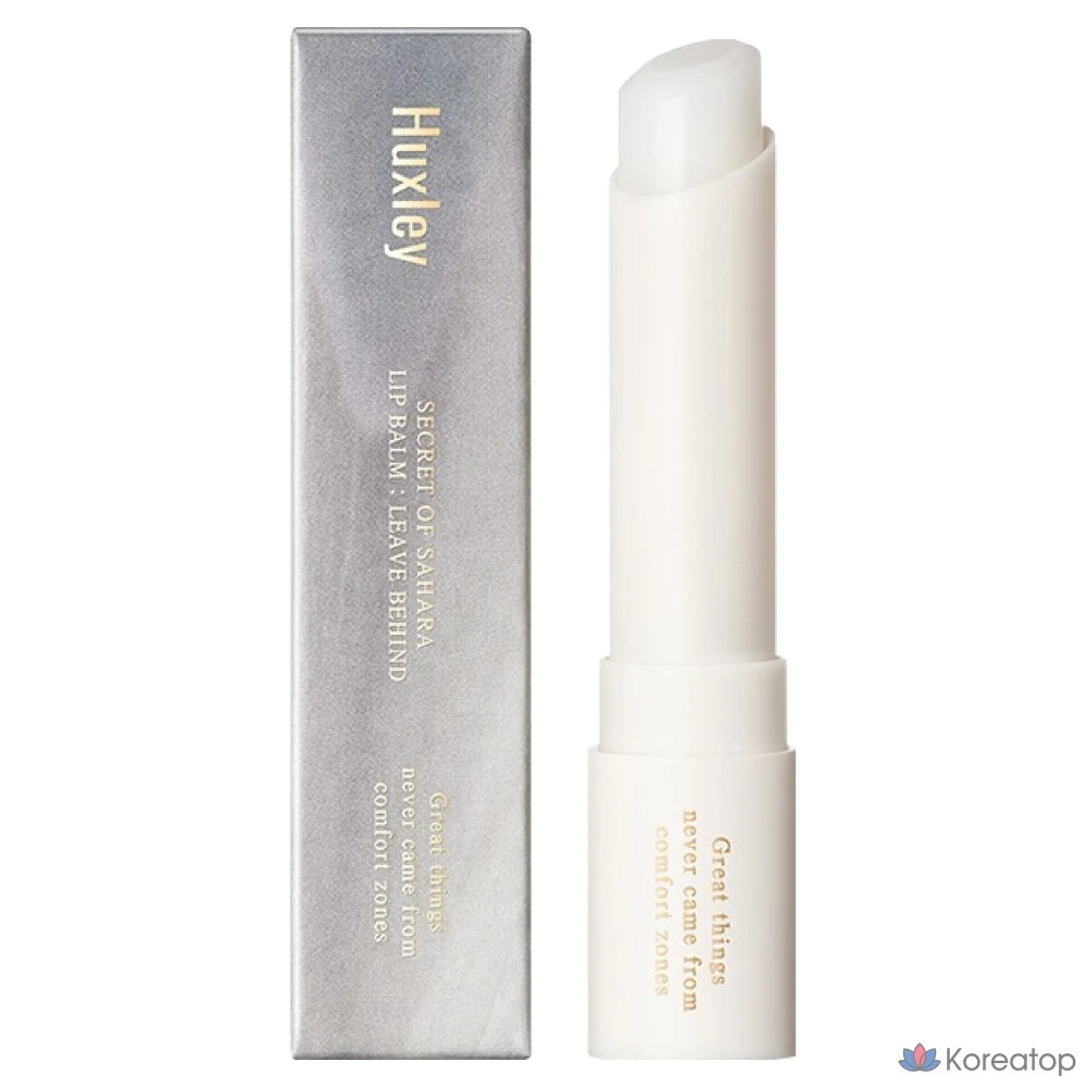 Бальзам для губ Huxley Leave Behind Lip Balm 01 Moroccan Linen, бесцветный, 3 г, 1 шт.