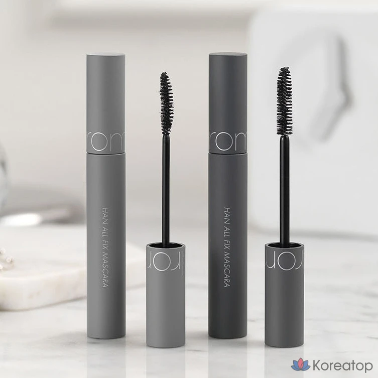 Тушь для ресниц ROM&ND Hanol Fix, 7 г, V01, черный, 1 шт., фото 6