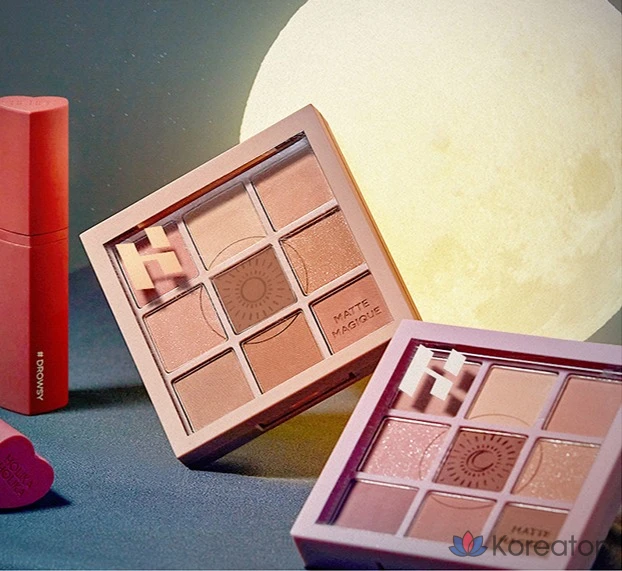 Палетка теней для век Holika Holika Matte Magic Collection My Favorite Mood Eye Palette, 8 г, Mooney, 1 шт., фото 8