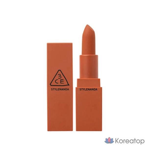 Матовая помада 3CE, Imminent 231 Запеченный апельсин, 3,5 г, 1 шт.