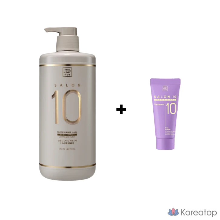 Шампунь для салонного ухода Mise en Scene с 10 протеинами, для экстремально поврежденных волос, 1,15 л, 1 шт.