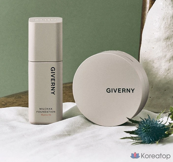 Тональный крем Giverny Close-Fit Matte Foundation, 30 мл, 1 шт., оттенок 21NW Light Beige