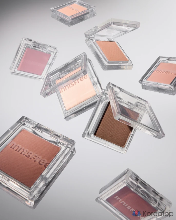 Палетка теней Innisfree My Palette My Eyeshadow Matte, № 11, оттенок «Сушеный абрикосовый лепесток», 1 шт., фото 4