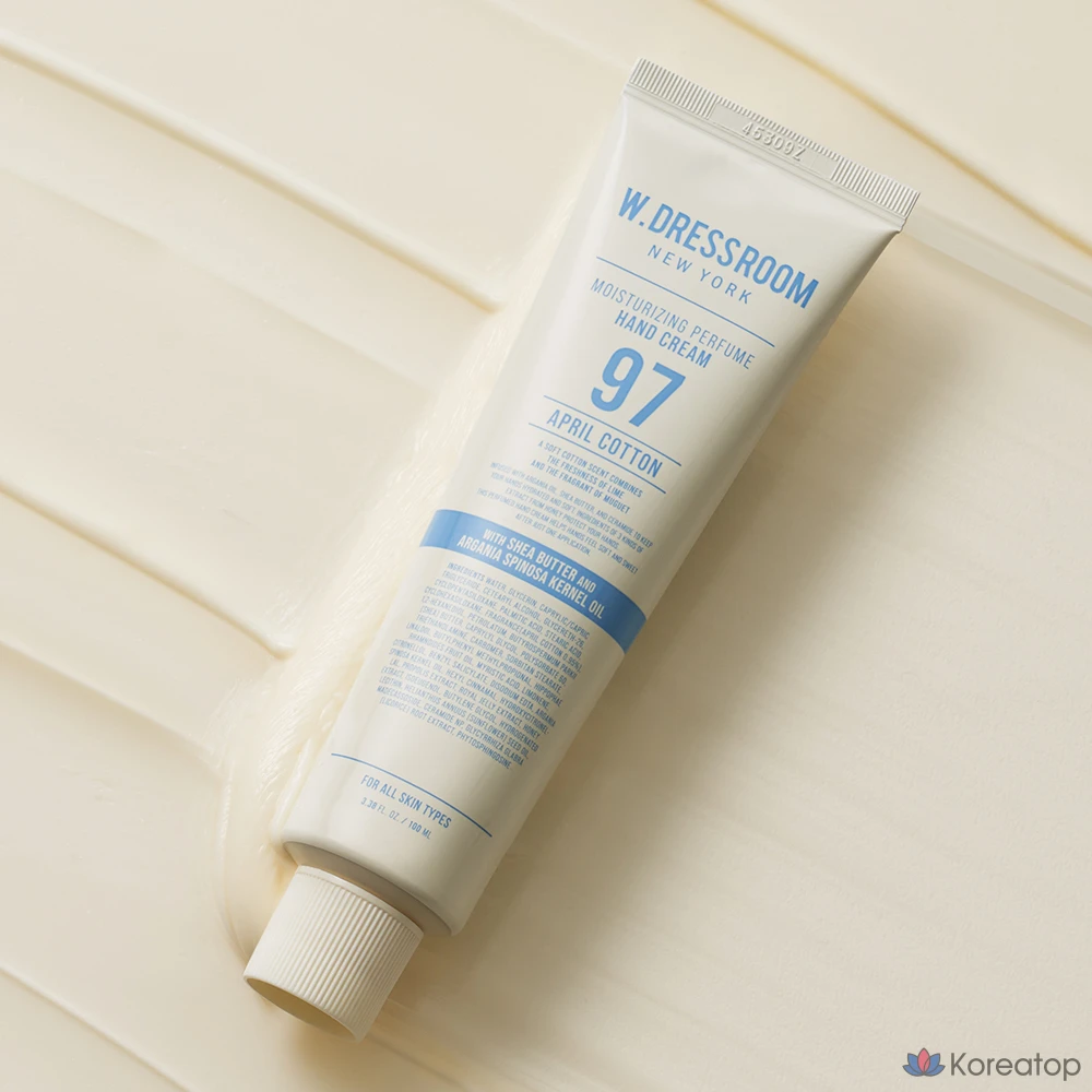 Парфюмированный крем для рук W.Dressroom 97 April Cotton, 1 шт., 100 мл, фото 2