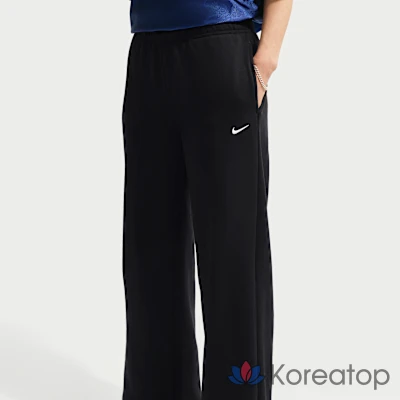 Брюки женские Nike Studio Fleece Medium Weight Mid-Rise Wide Leg Pants, фото 2