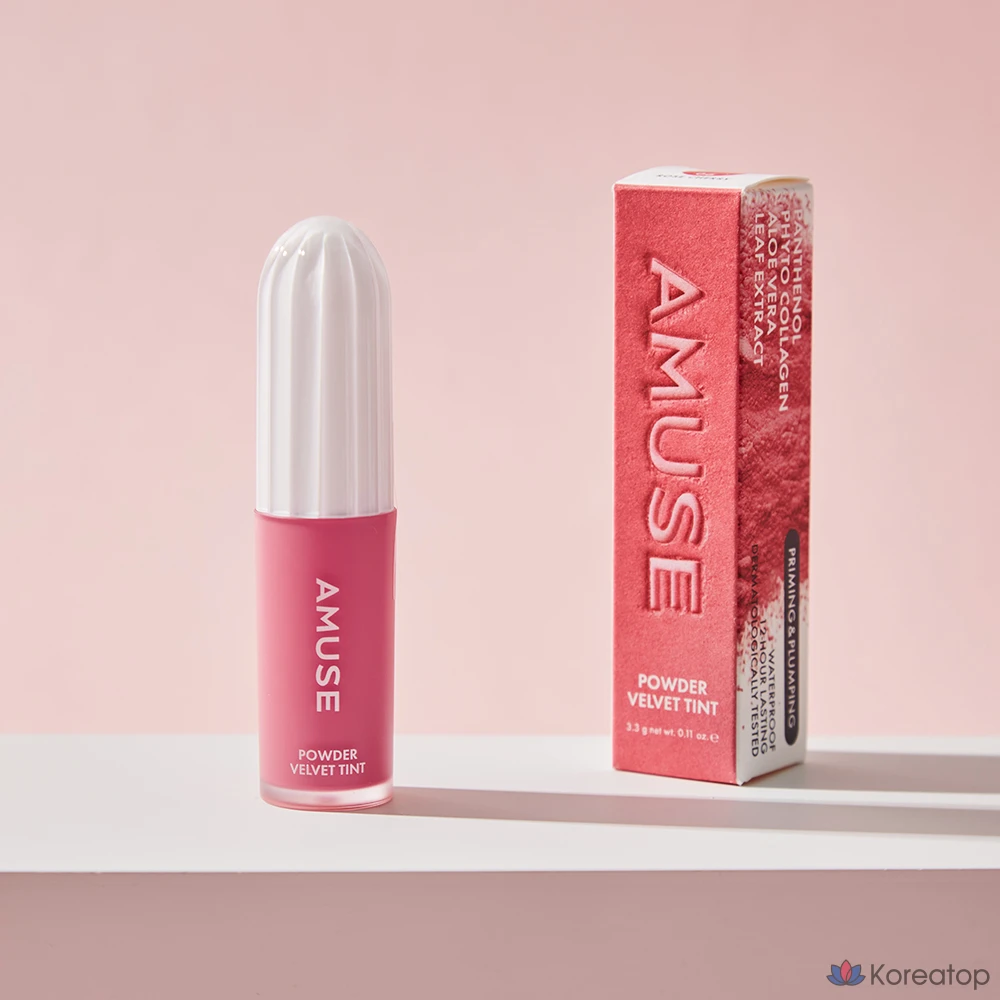 AMUSE Powder Velvet Tint, 06 Rose Cherry, 1 шт., фото 2