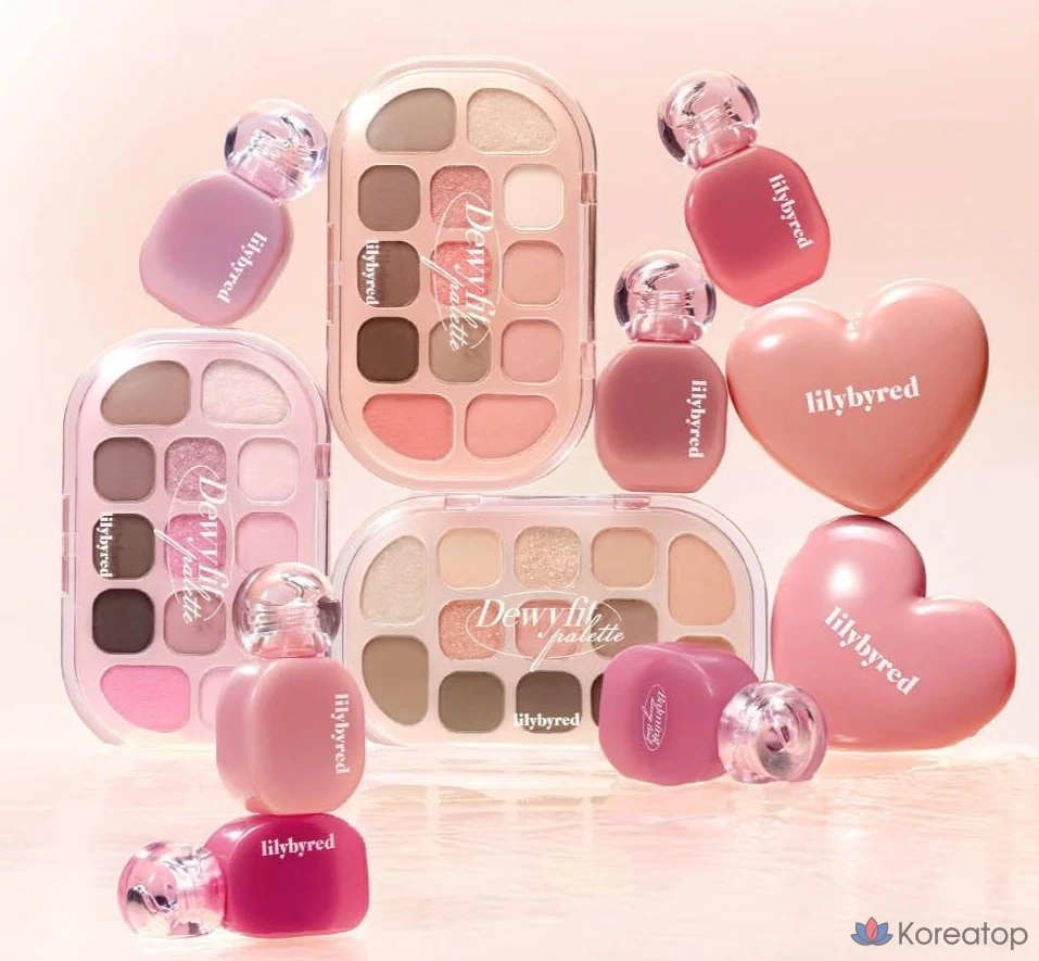 Палетка теней Lilybyred Dewyfit, оттенок 03 «Овсянка», 1 шт., фото 5