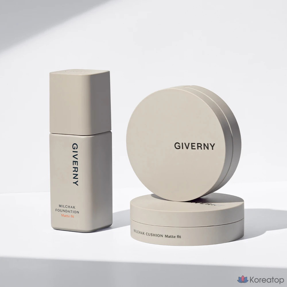 Тональный крем Giverny Close-Fit Matte Foundation, 30 мл, 1 шт., оттенок 21NW Light Beige