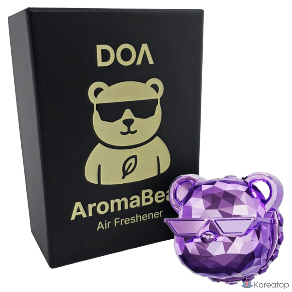 Ароматизатор для автомобиля DA99 Aroma Bear, Lilac Purple Black Cherry, 1 шт.