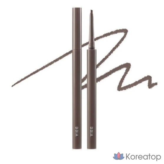 BBIA Last Auto Gel Eyeliner Slim 0.1g, Mute Brown S Color, 1 шт.
