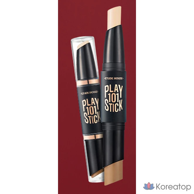 Etude House Play 101 Stick Contour Duo 6g, No. 3 Natural, 1 шт., фото 2