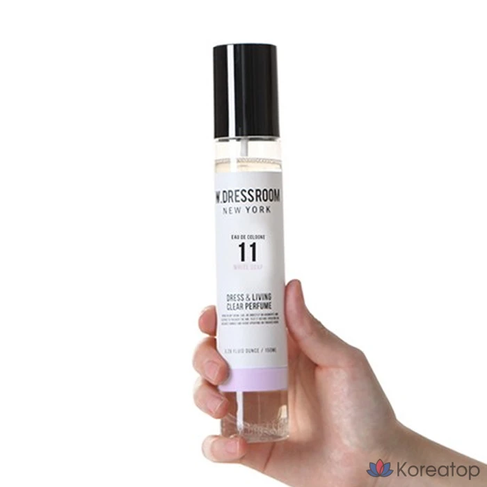 Парфюмерная композиция W.Dressroom Dress & Living Clear Perfume, № 11, белое мыло, 150 мл, 1 шт., фото 4