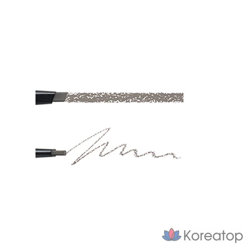 Автоматический карандаш для бровей FMGT designing 0,3 г, 04, черный/коричневый, 1 шт., фото 3