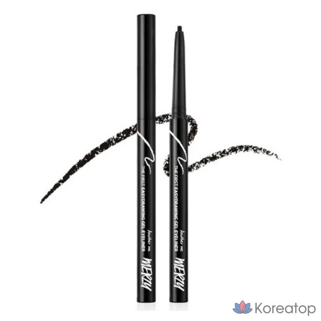 Гелевая подводка для глаз MERZY the First Easy Drawing Gel Eyeliner, 0.14g, EG1 CONTE, 1 шт.