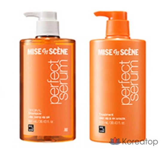 Mise-en-scène Perfect Original Serum Shampoo, 900 мл, 1 флакон, фото 4