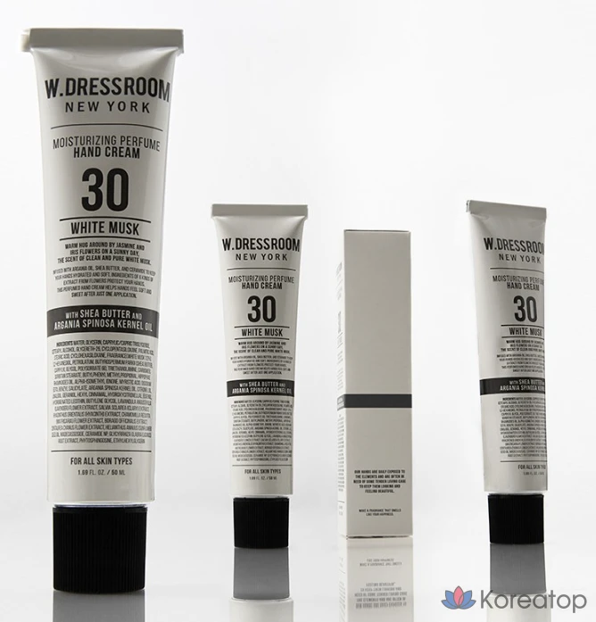 Парфюмерный крем для рук W.Dressroom, аромат «Белый мускус», 30, 50 мл, 1 шт.