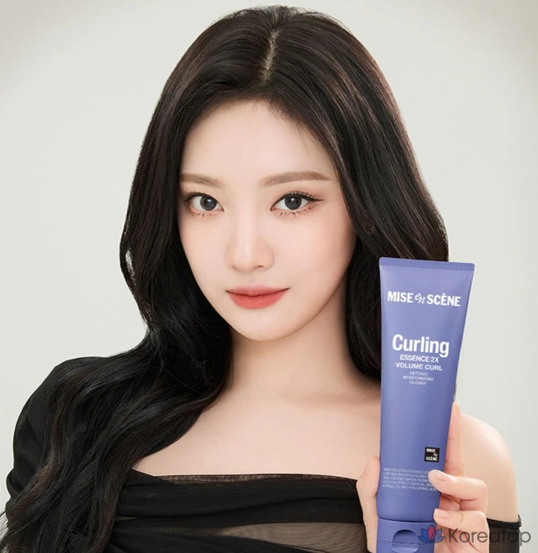 Крем для укладки кудрявых волос Mise en Scene Curling Essence 2X Volume Curl Cream, 150 мл, 1 шт.