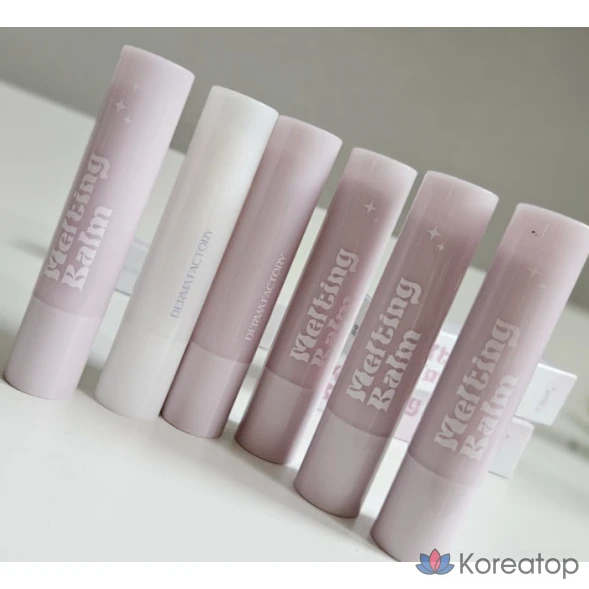 Бальзам для губ Derma Factory Glow Melting Balm, 6 оттенков, Melting Lip Balm Color Lip Balm Juicy Color Lip Elasticity Derma Factory Melting Balm Lipstick, Peach Moment, 2.3g, 1 шт., фото 3