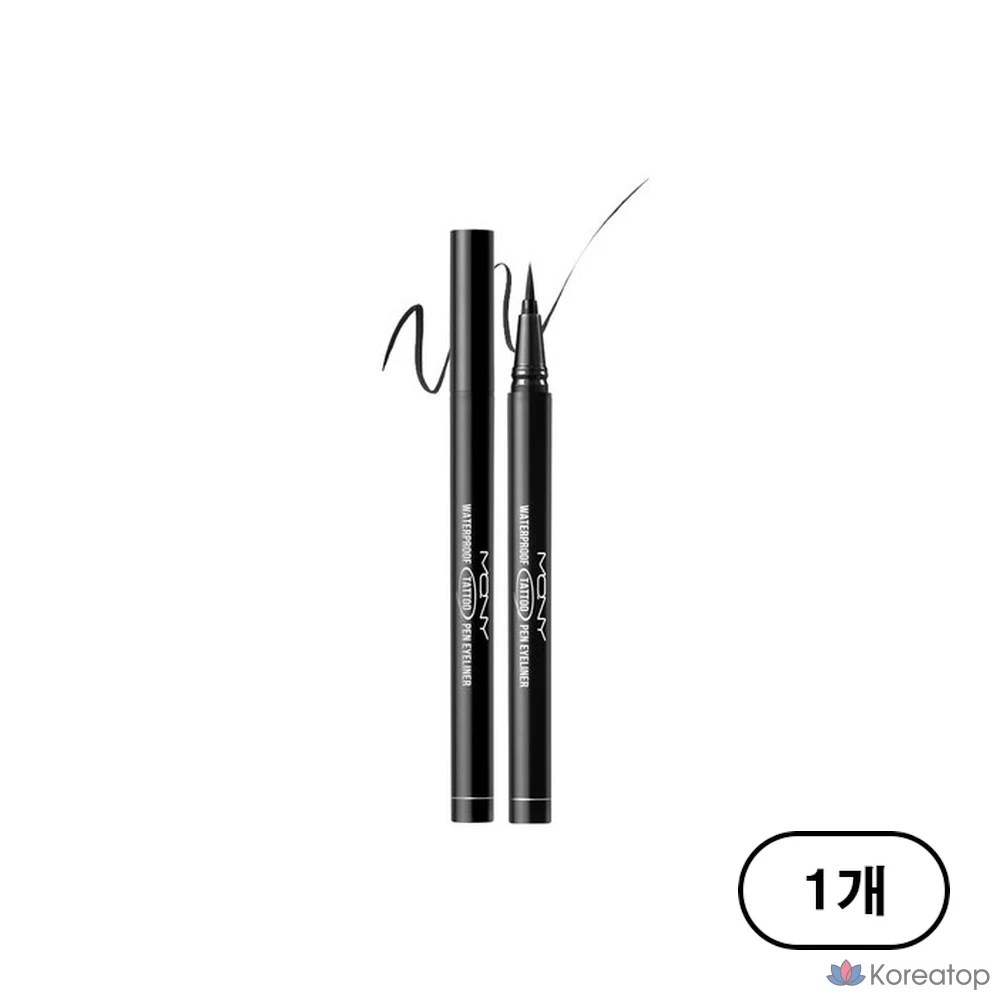 Водостойкая подводка для глаз Mqny New York, 0,6 г, № 1, глубокий черный, 1 шт.