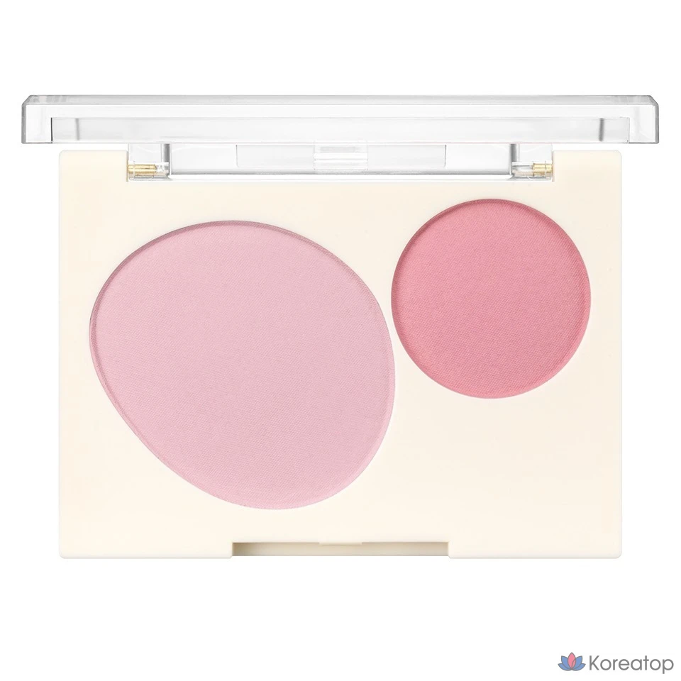 Румяна Giverny Fluffy Dual Blusher 7,4 г, оттенок 03 Cloud Pink, 1 шт.