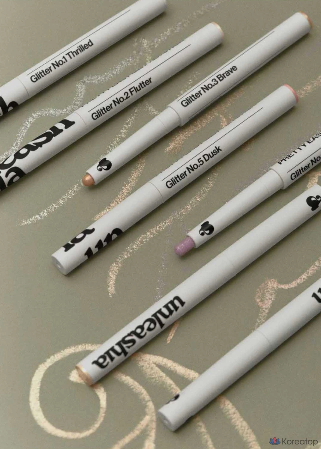 Карандаш для теней с блестками Unleashia Pretty Easy 0,7 г, № 6 We Hours, 1 шт., фото 2