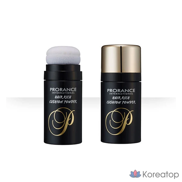 Пудра для волос Prorance Hair Rich Cushion Powder, натуральный коричневый цвет, 15 г, 1 шт.
