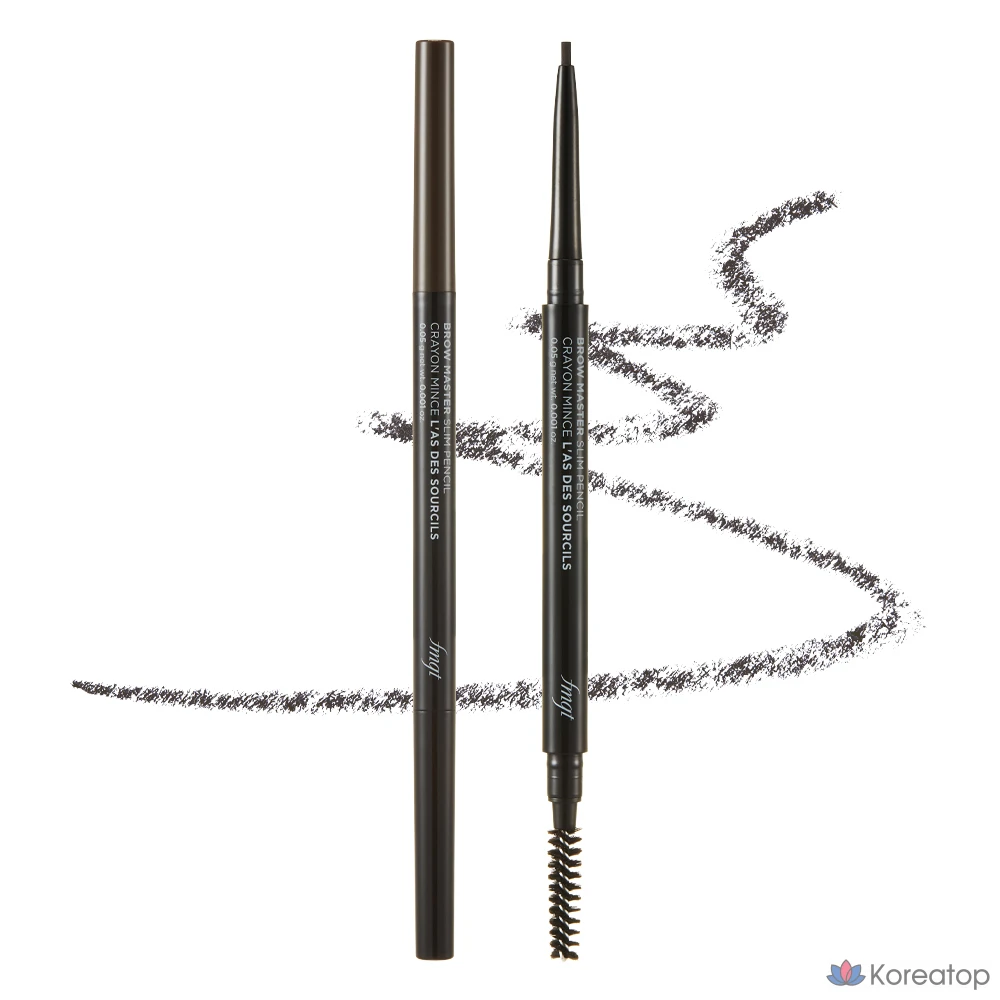 Карандаш для бровей The Face Shop Brow Master Eyebrow Slim Auto Pencil 0.05g, оттенок 04, темно-коричневый, 1 шт.